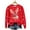 Watermelon Red, variant on Futezty Christmas Sweatshirts for Women Novelty Funny Santa Xmas Tree Graphic Pullover Tops Loose Casual Fleece Shirts