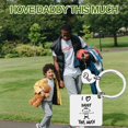 thumbnail image 6 of I Love Daddy So Much Keychain for Dad Father's Day Gifts for Men Father Christmas Gifts for Dad from Son Daughter, 6 of 12