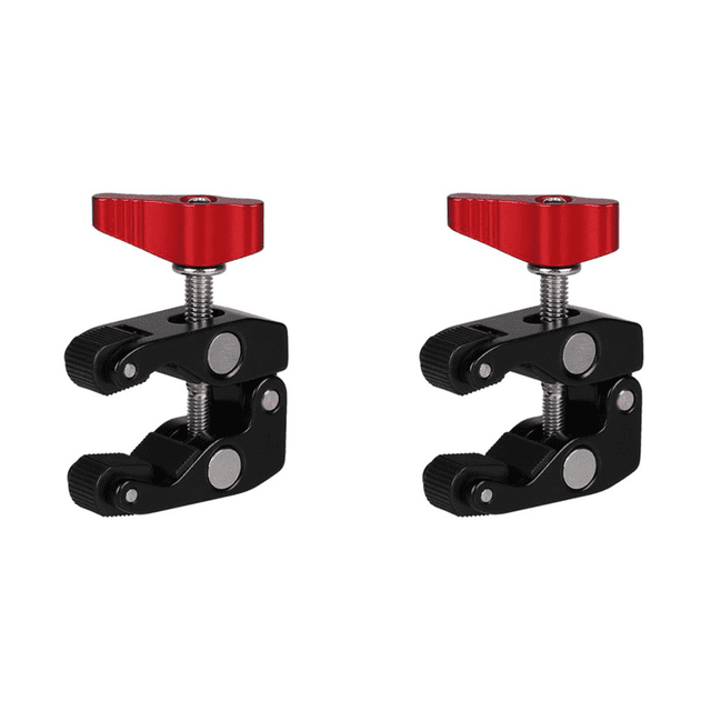 Abrazadera Estupenda Metal Con Brazo Mágico Orificio 1/4 Pulg. Y 3/8 para Monitor Cámara DSLR