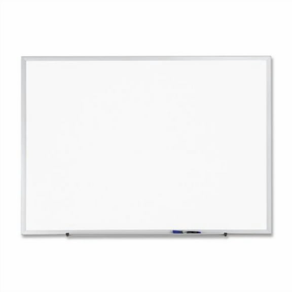 Quartet Classic Series Cork Bulletin Board, 24" x 18", Silver Aluminum Frame