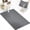 Grey, variant on Dvkptbk Silicone Cats Litter Collection Mat 28x20 In Washable Spatter Proof Waterproof and Foolproof To Clean pet supplies