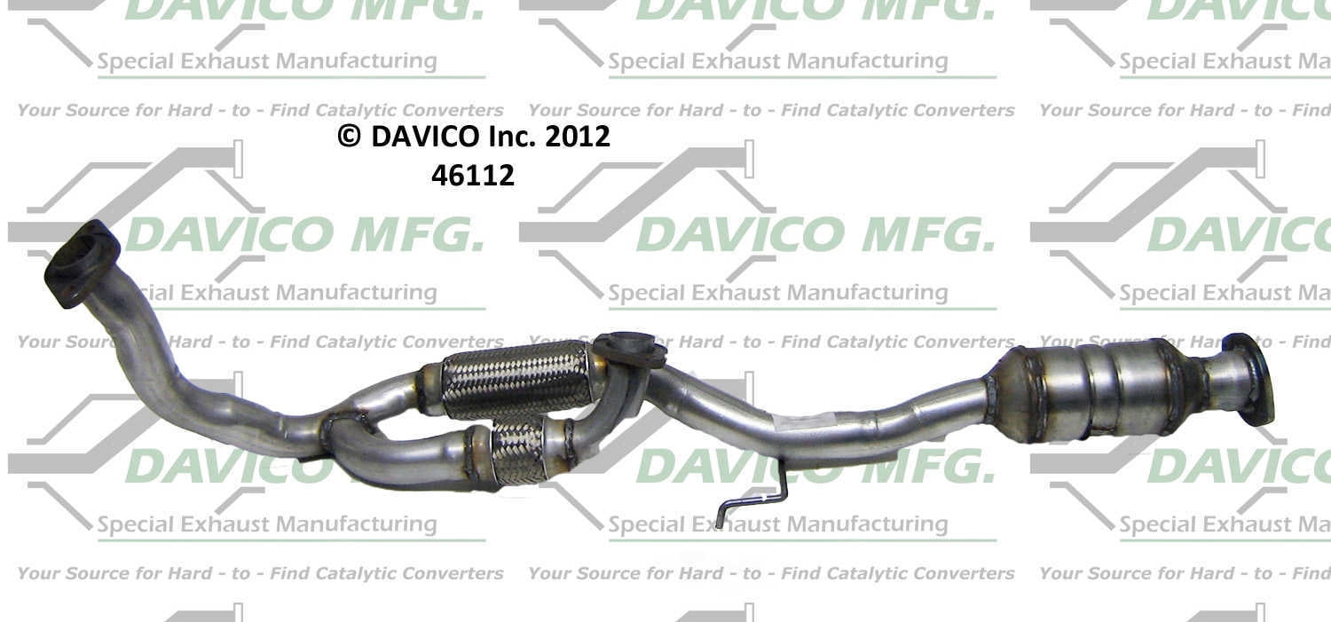 Davico Mfg 46112 Dealer Alternative Direct-Fit Catalytic Converter