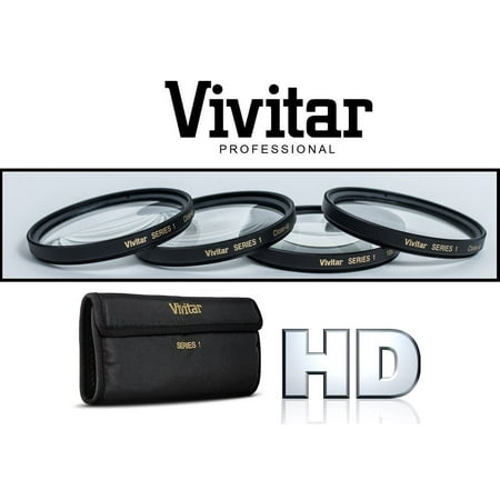 4Pcs Vivitar +1/+2/+4/+10 Close Up Macro Lens Kit For Panasonic Lumix DMC-GX7 (46mm