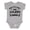 AC-Heather Grey, variant on Pretty Eyes and Chubby Thighs Boys or Girls Baby Bodysuit