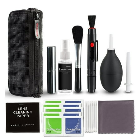 Partygee DSLR Lens Camera Cleaner Kit Digital Camera Sensor Cleaning Kit SLR DV Cameras Clean Set for Sony Fujifilm for Nikon for