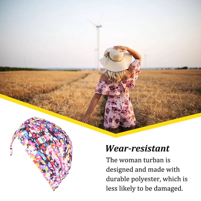 Bonnet Réutilisable en Polyester pour Femmes, Lavable et Fabriqué avec Capuchon Décoratif Pliable, Intérieur Extérieur, Marche, Travail, Coloré