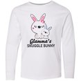 thumbnail image 3 of Inktastic Glammas Snuggle Bunny Easter Long Sleeve Youth T-Shirt, 3 of 5