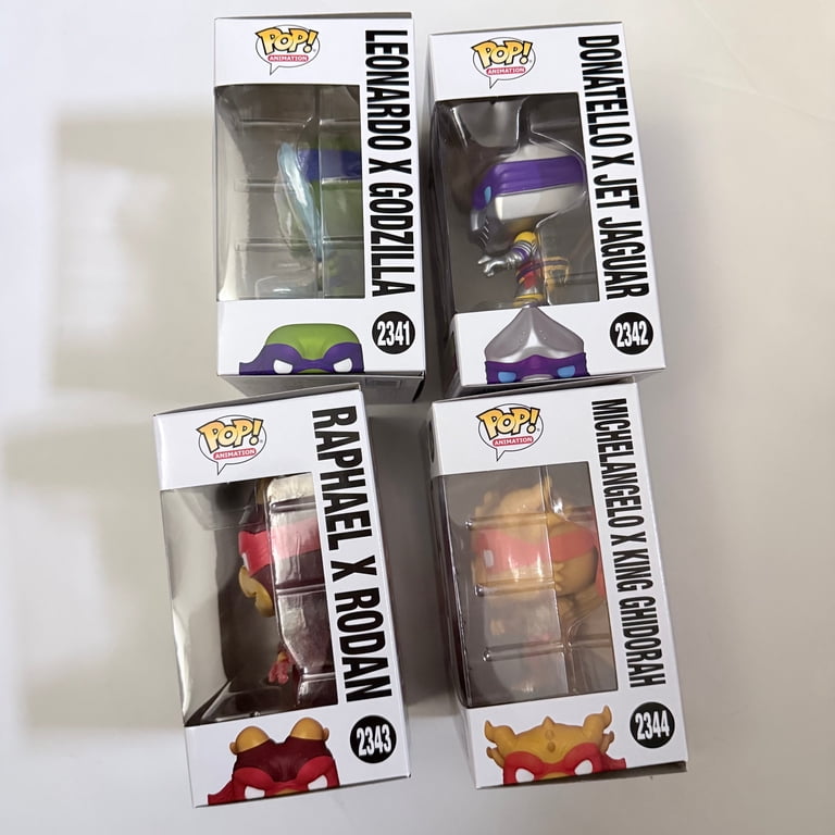 Funko Pop! Teenage Mutant Ninja Turtles x Godzilla Set of 4 (in