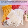 thumbnail image 4 of Uxcell Rooster Feather Trim Fringe, 2 Yards 10-12" Natural Fluffy Feather Trim for Crafting [White], 4 of 7