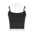 thumbnail image 5 of XuJwPNcy Camisole Tops for Women Adjustable Spaghetti Strap Undershirt Basics Cute Crop Tops Summer Fashion Tank Tops, 5 of 6
