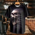 thumbnail image 5 of adaychics Mens Skull T Shirts Crew Neck Horror T-Shirt Novelty Short Sleeve Summer Tops for Daily Wear Holiday Party, 5 of 7