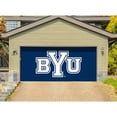 thumbnail image 1 of BYU Cougars 7' x 16' Double Garage Door Decor, 1 of 3