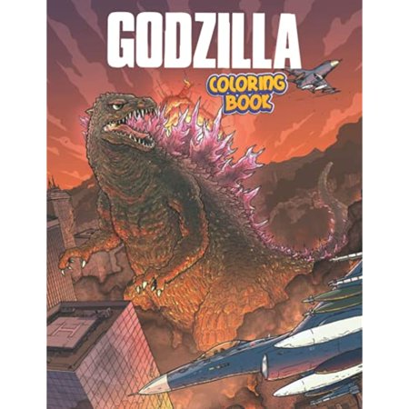 Godzilla Coloring Book: Perfect Gifts For Godzilla Lovers With ...