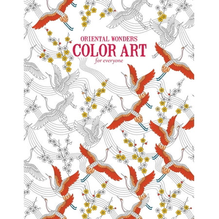 Leisure Arts Inc Color Art For Everyone Oriental Wonders Adult Coloring Book 1 Each - 