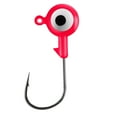 thumbnail image 1 of Eye Colorful Heads Fishing with Snag Barbed Hooks for Saltwater Freshwater Durable Core Attractants 10PCS, 1 of 3