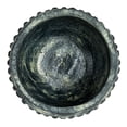 thumbnail image 4 of Creative Co-Op Distressed Terra Cotta Hobnail Planter, Black, 4 of 5