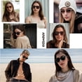 thumbnail image 4 of ANDWOOD Gafas de Sol Polarizadas Retro Clásicas y de Moda con Protección UV400, 4 of 5