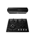 thumbnail image 1 of Combo Midea Parrilla de Gas 4 Quemadores y Campana Extractora 24 Pulgadas Negro DUOTASTECRYSTAL, 1 of 5
