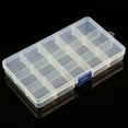 thumbnail image 4 of UDIYO 15 Slots Removable Transparent Jewelry Pill Storage Box Cases Holder Organizer, 4 of 7