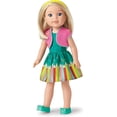 thumbnail image 2 of American Girl WellieWishers 14.5-inch Doll Colorful ABCs Outfit with Cardigan, Headband, and Pair of Shoes, For Ages 4+, 2 of 4