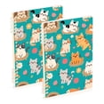 thumbnail image 3 of joogoo Spiral Journal Notebook Cute Cats Cartoon College Ruled Notebooks 8.3" x 5.7" 1 PC, 3 of 8