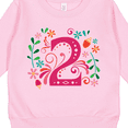 thumbnail image 3 of Inktastic 2nd Birthday 2 Year Old Girls Toddler Sweatshirt, 3 of 4