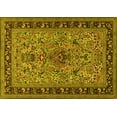 thumbnail image 1 of Ahgly Company Indoor Rectangle Persian Yellow Traditional Area Rugs, 7' x 10', 1 of 4