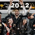 thumbnail image 4 of 2 Pack 2022 Graduation Decoration Banner Large Fabric Graduation Backdrop Large Congrats Grad Banner and Class of 2022 B, 4 of 6