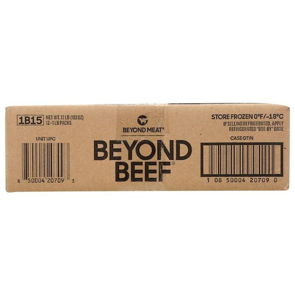 Beyond Meat Beyond Beef Plant Based Ground Beef, 1 Pound -- 12 per case