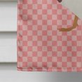 thumbnail image 4 of Carolines Treasures BB7856CHF Rouen Duck Pink Check Canvas House Flag, 4 of 4