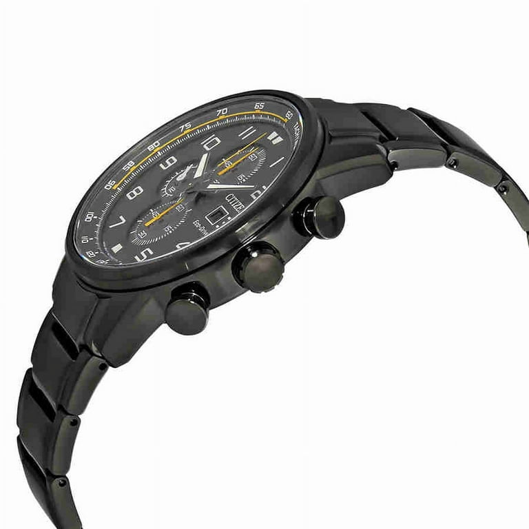 Citizen Men's CA0687-58E Primo Watch Black 45mm Grey Ion-Plated