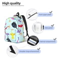 thumbnail image 4 of Lsque Pikmin Pattern Canvas Daypack, Durable Backpack, High-quality Versatile Backpack,Vintage Compact Backpack-Small, 4 of 6