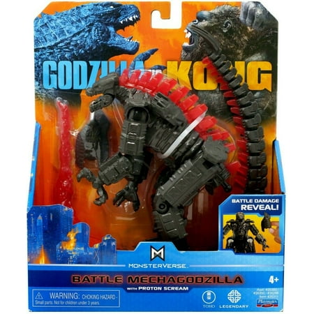 Playmates Godzilla vs Kong Battle Mechagodzilla W/ Proton Scream 6 Inch Figure