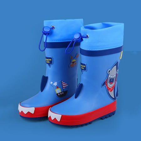 

HAXMNOU Custom Animal Rubber Children Shoes Waterproof Botas Para Lluvia Kids Rubber Rainboots C