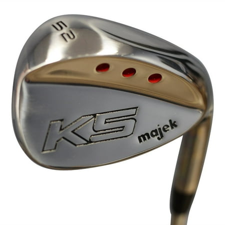 Majek Golf +1 inch Over Big & Tall Men's Gap Wedge (GW) 52° Right Handed Regular Flex Steel Shaft (Tall 6'0
