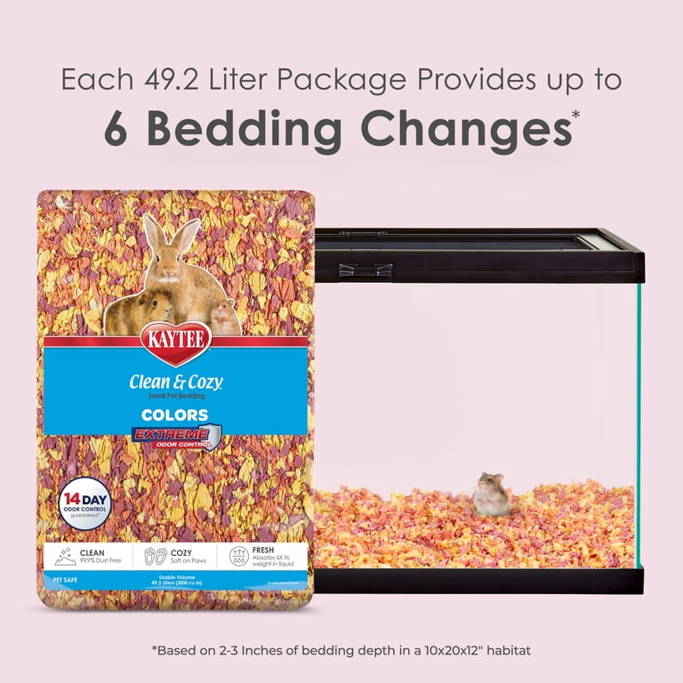 Kaytee Clean & Cozy Colors Sunset Small Animal Bedding photo 3