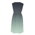 thumbnail image 4 of GaThRRgYP Womens T Shirt Dresses Summer Short Sleeve,Fashion Women's Casual Printed Short Sleeved Round Neck Pocket Dress Army Green L, 4 of 6