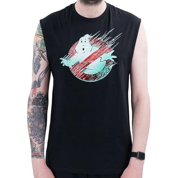 Ghostbusters Frozen Empire Men's Tank Top Special High Gloss Movie Logo Officially Licensed Sizes S-2XL