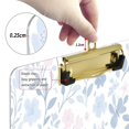 thumbnail image 4 of Blue Floral Pattern 12.5x9in Clipboard, Durable Acrylic with Metal Clip and Wall Hook for Office or Classroom, 4 of 10