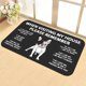 thumbnail image 1 of Felpudo absorbente para mascotas, Alfombra de cabecera para sala de estar, baño, cocina, felpudos, entrada, balcón, decoraciones Fivean unisex, 1 of 2
