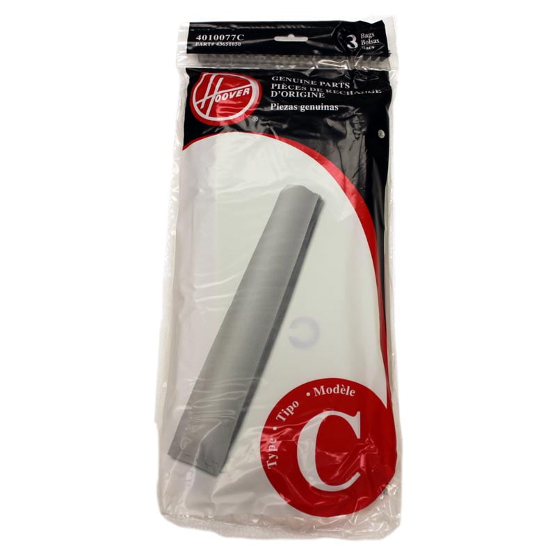 Hoover Type C Vacuum Cleaner Bags ~ 4 bags ~ FITS ALL HOOVER BOTTOM FILL UPRIGHT 