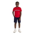 thumbnail image 2 of U.S. Polo Assn. Boys Chest Striped T-Shirt, Sizes 4-18, 2 of 3