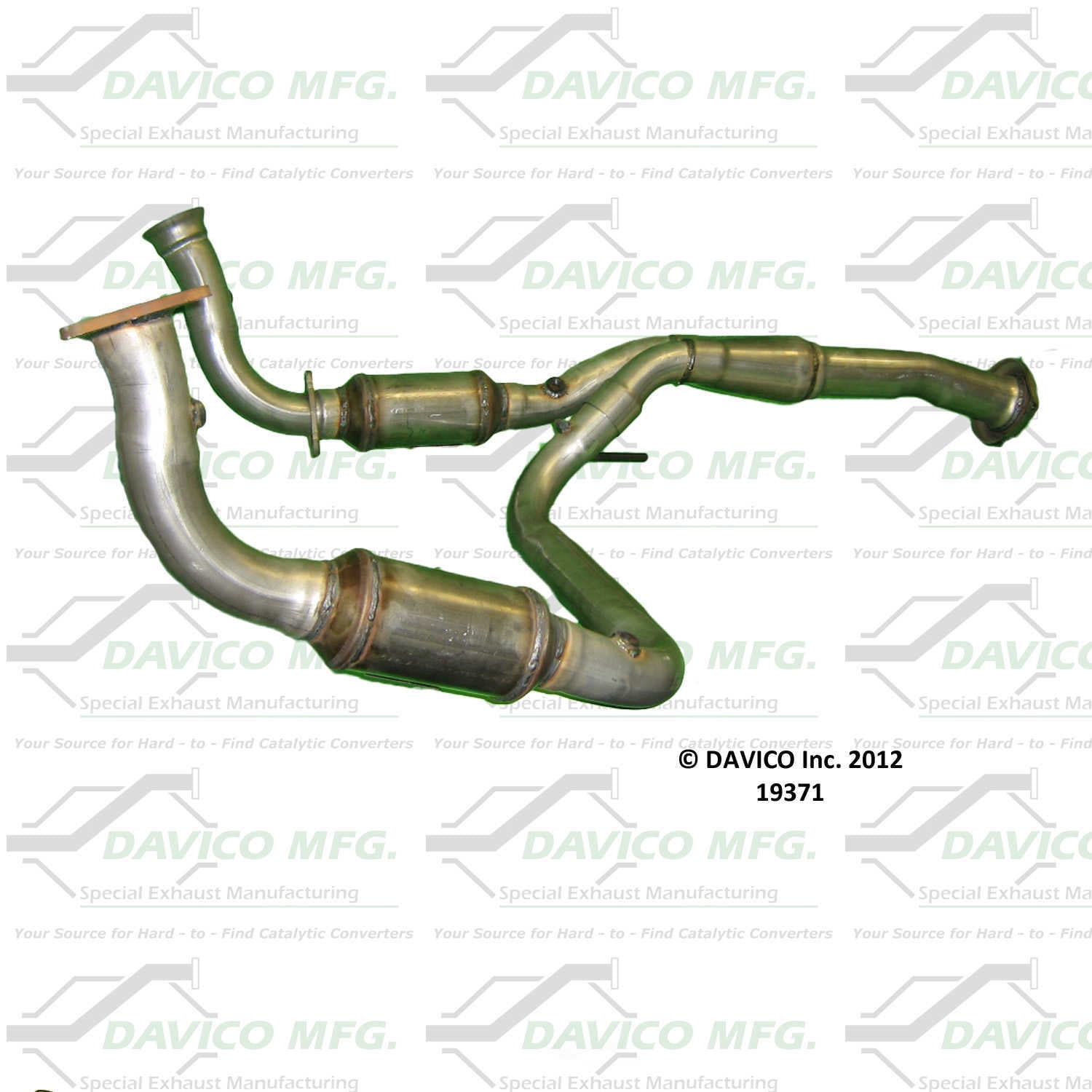 Davico Mfg 19371 Direct-Fit Catalytic Converter