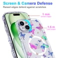 thumbnail image 5 of Allytechgroup Magnetic Case for iPhone 15, Screen & Camera Defense Support Wireless Charging Slim Fit for Women Girls Shockproof Protective Back Cover for iPhone 15, G, 5 of 7