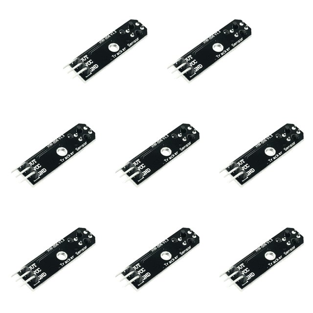 1 Uds TCRT5000 Sensor Seguidor Línea Infrarroja 3 Pines para (1 Uds) Rojo