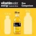 vitaminwater energy electrolyte enhanced water, tropical citrus drink