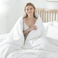 thumbnail image 4 of Dhole 7-Piece Bed in Bag - California King Size Comforter Sets, Pillowcases & Sheet Collection for Cozy Bedding Sets White, 4 of 14
