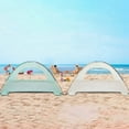 thumbnail image 2 of Beach Tent Sun Shelter with Breathable, Portable Outdoor Camping Tent Shade Canopy for Beach & Camping Green, 2 of 8