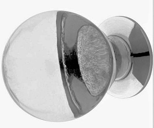 Polished Nickel /& Clear Glass Ball 1-1//4/" Knob P33778C-PNC-CP 10 PACK