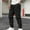 Black, variant on BUIGTTKLOP Mens Cargo Pants with Flap Pockets Drawstring Elastic Waist Casual Joggers with Pockets